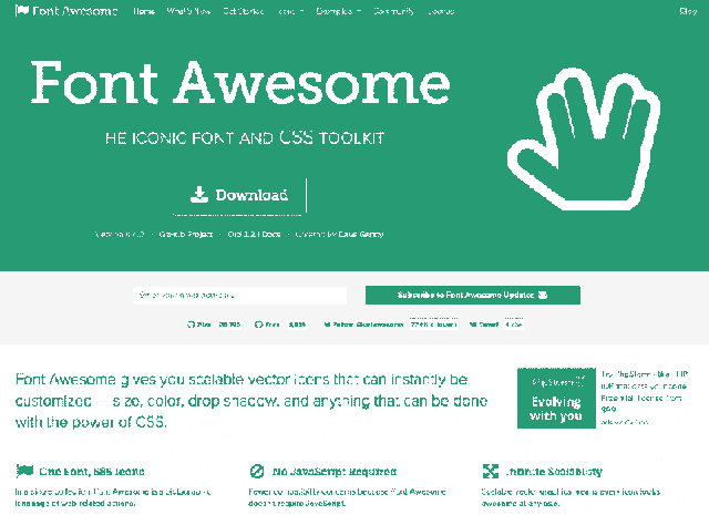 photoshopで「 Font Awesome」アイコンを利用する(フォントインストール編)