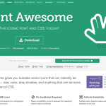photoshopで「 Font Awesome」アイコンを利用する(フォントインストール編)