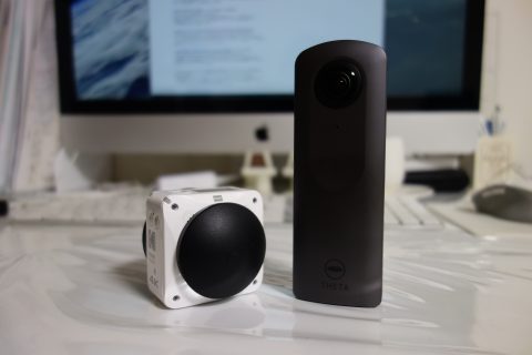 RICOH THETA VとPIXPRO 4KVR360